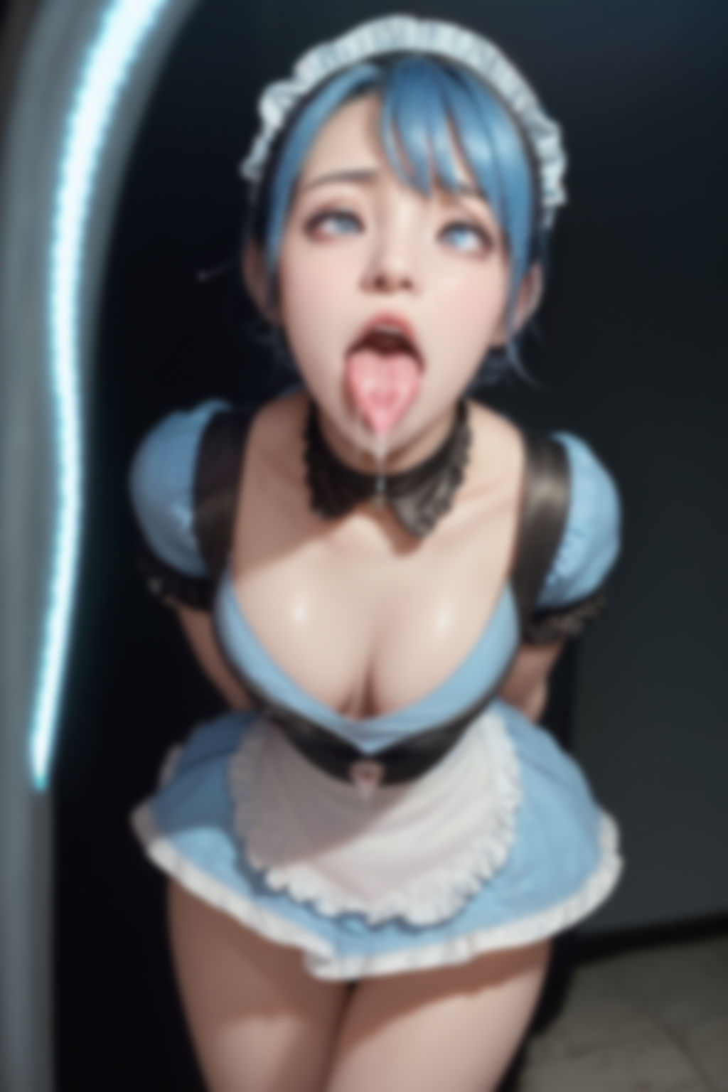 サンプル画像4:極上顔面オナホシリーズ！オナペ顔マ●コ☆ チンシコし放題 アヘ顔詰め合わせパック メイド服Version(フェティシズム ラブ ｜ Fetishism Love) [d_324065]