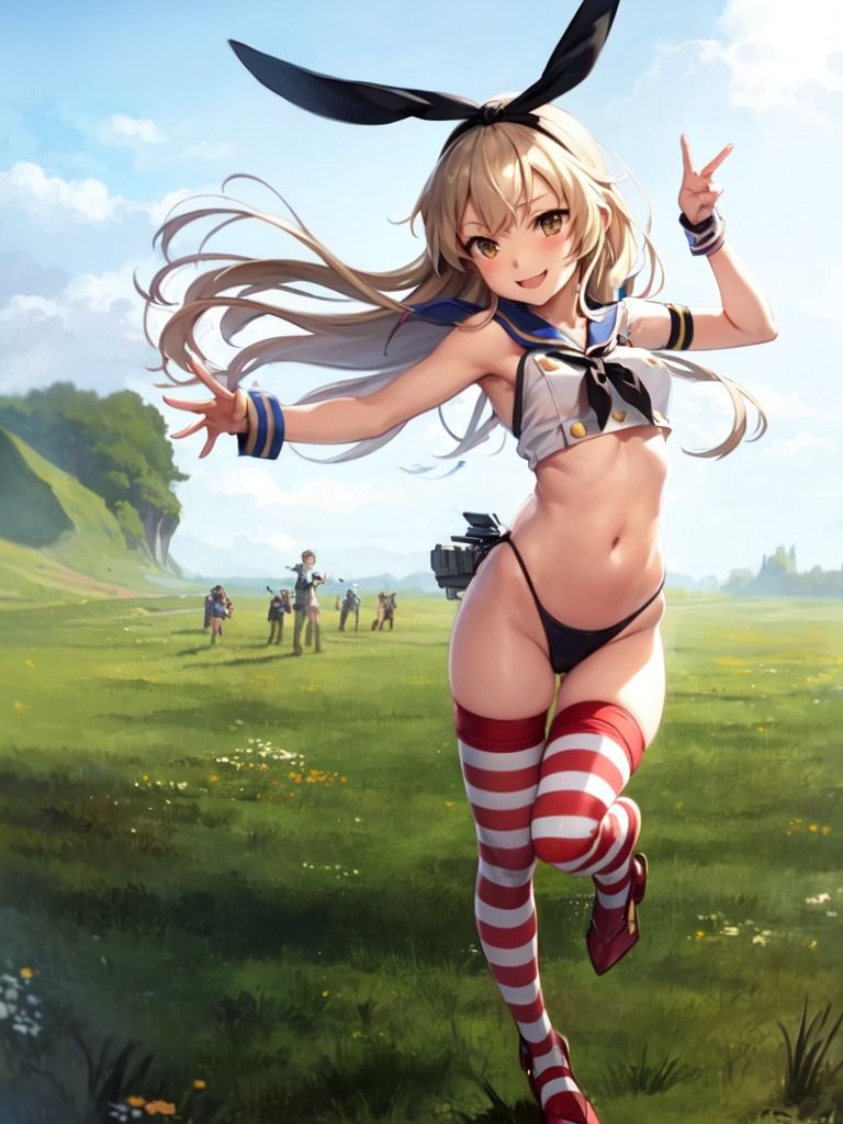 サンプル画像1:妹に島風コスをさせてみたら…(ぽりっしゅ本舗) [d_324075]