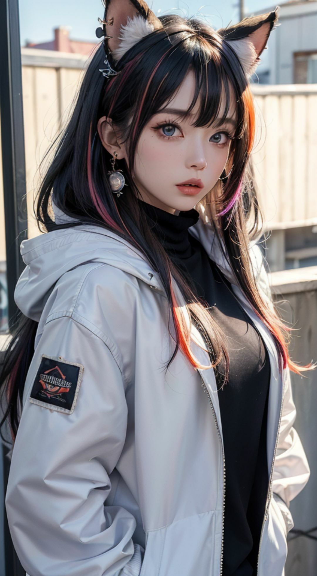 サンプル画像2:異世界美女グラビア 迷い込んだ世界でケモミミ娘と同棲生活(Masudai_AIclub) [d_324076]