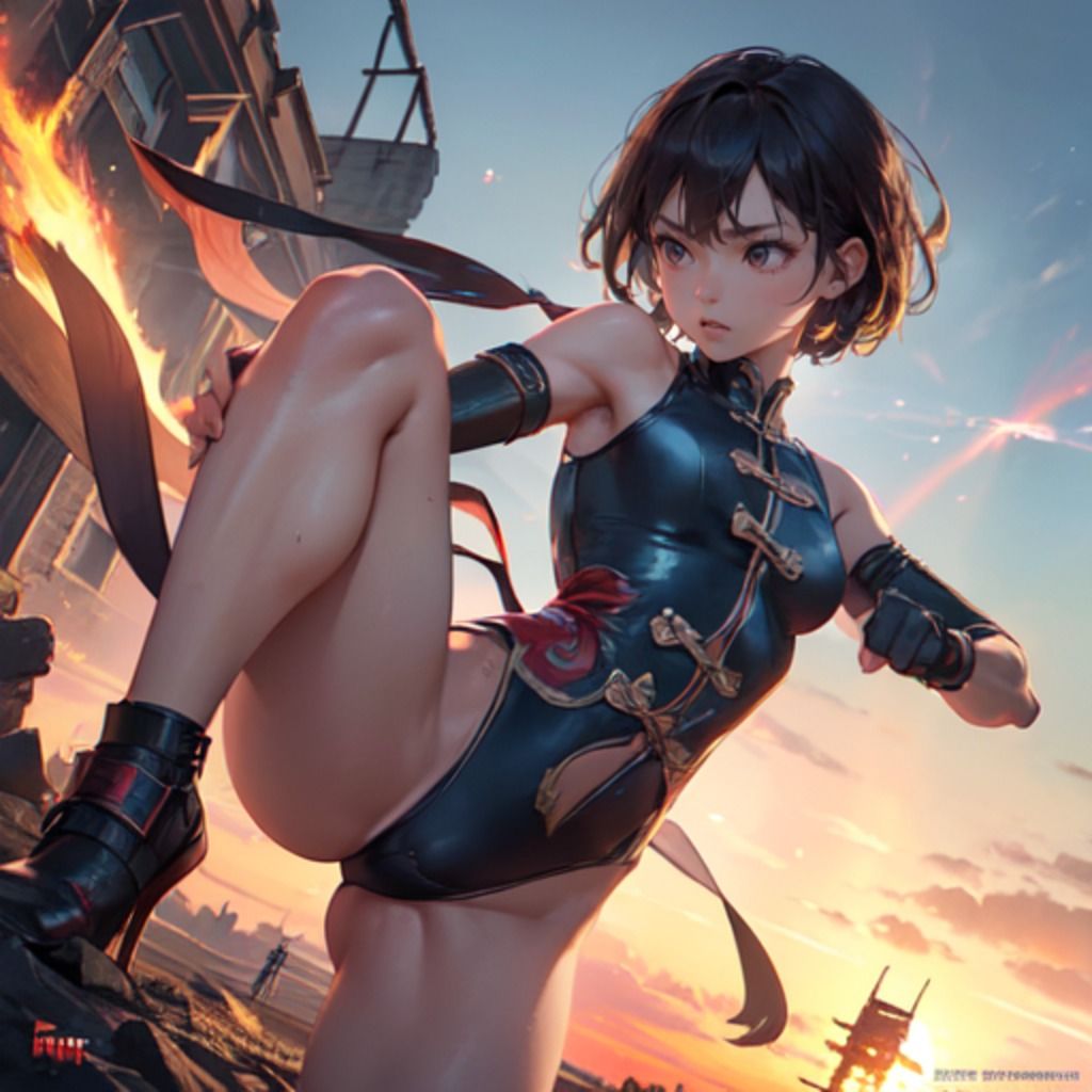 ストリートファイトガール「私よりエロい娘に会いに行く」 着衣編4のサンプル画像 6