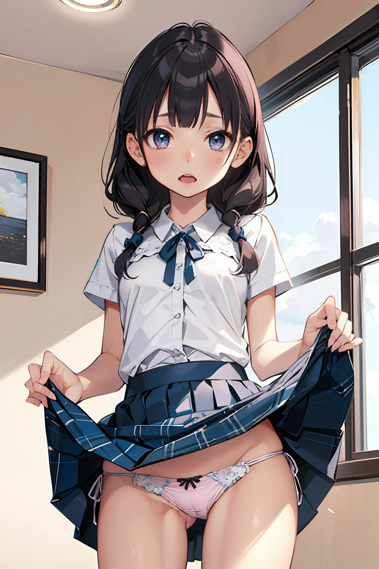 サンプル画像6:貧乳白ギャルと巨乳黒ギャル2(川瀬と遊園地) [d_324275]