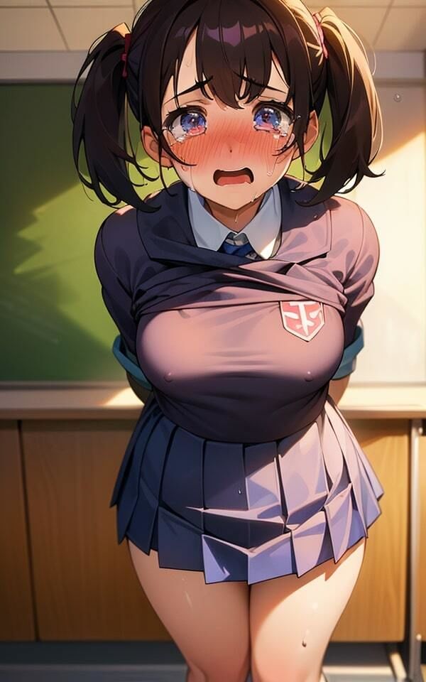 サンプル画像1:義理の姉に制服を着せたら大興奮！寸止め地獄で涙目のお姉さんが僕におねだり(むにゅっとぷるっと) [d_324386]