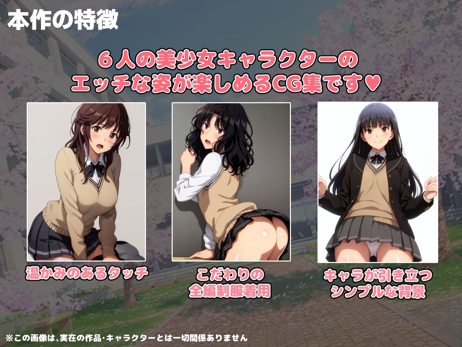 サンプル画像1:アマ〇ミヒロインCG集 Vol.3(AI-alamode) [d_324422]