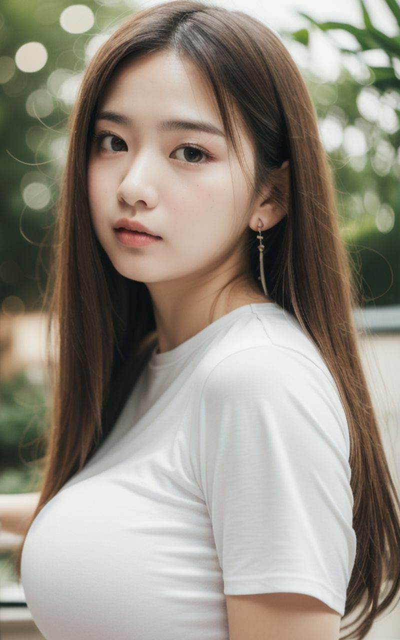 サンプル画像5:清楚な美女特集 AI美女写真集(太陽と月) [d_324471]