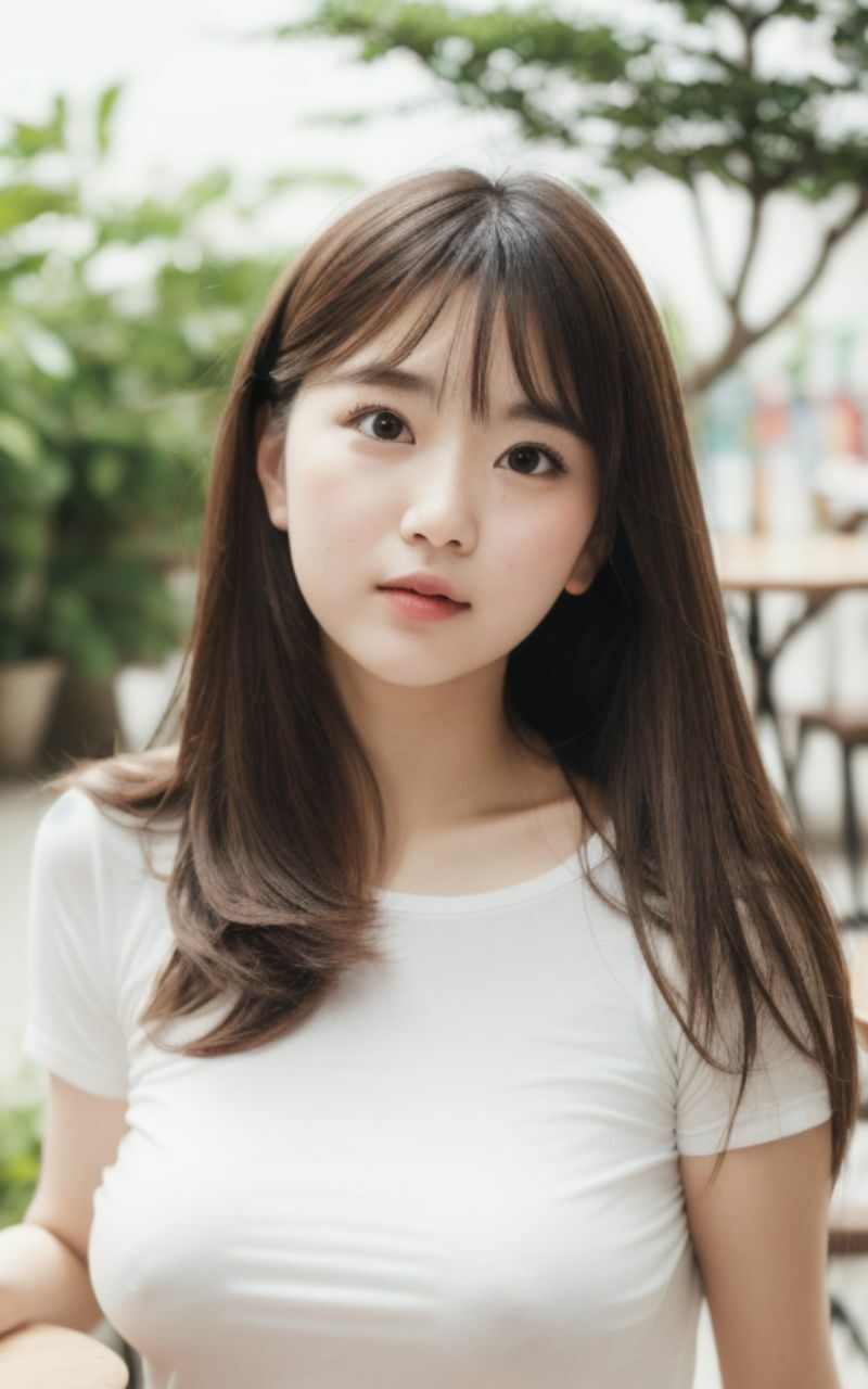 サンプル画像6:清楚な美女特集 AI美女写真集(太陽と月) [d_324471]