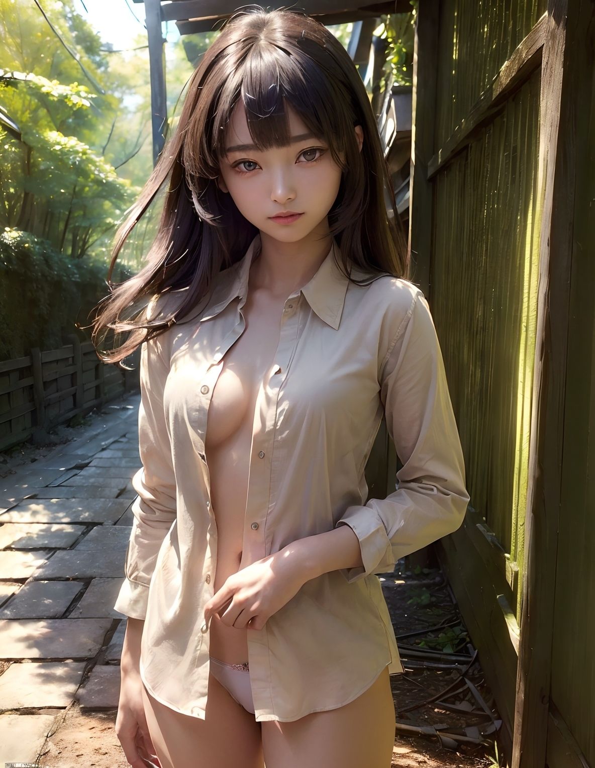 サンプル画像1:500ページ 美少女グラビア AI写真集(え〜あい出版) [d_324490]