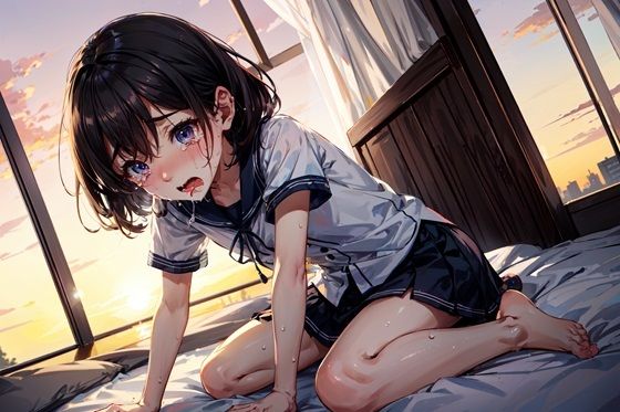 サンプル画像1:AI生成 媚薬を盛られた女性 vol.2(blue moonのAI画房) [d_324506]