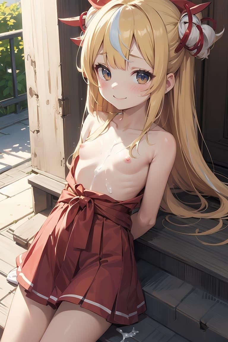 サンプル画像5:ちっぱい少女巫女ロ〇姿を集めました。(星彩工房) [d_324511]