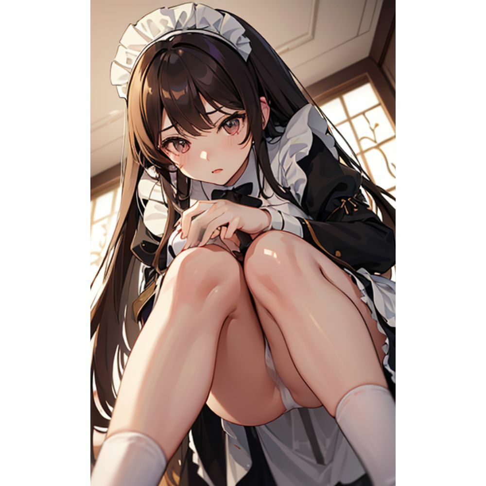 サンプル画像1:下から見ないで〜メイドコス編〜(ましゅまろ堂) [d_324566]