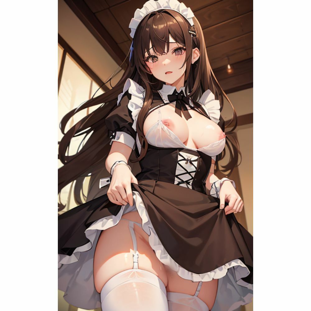 サンプル画像3:下から見ないで〜メイドコス編〜(ましゅまろ堂) [d_324566]