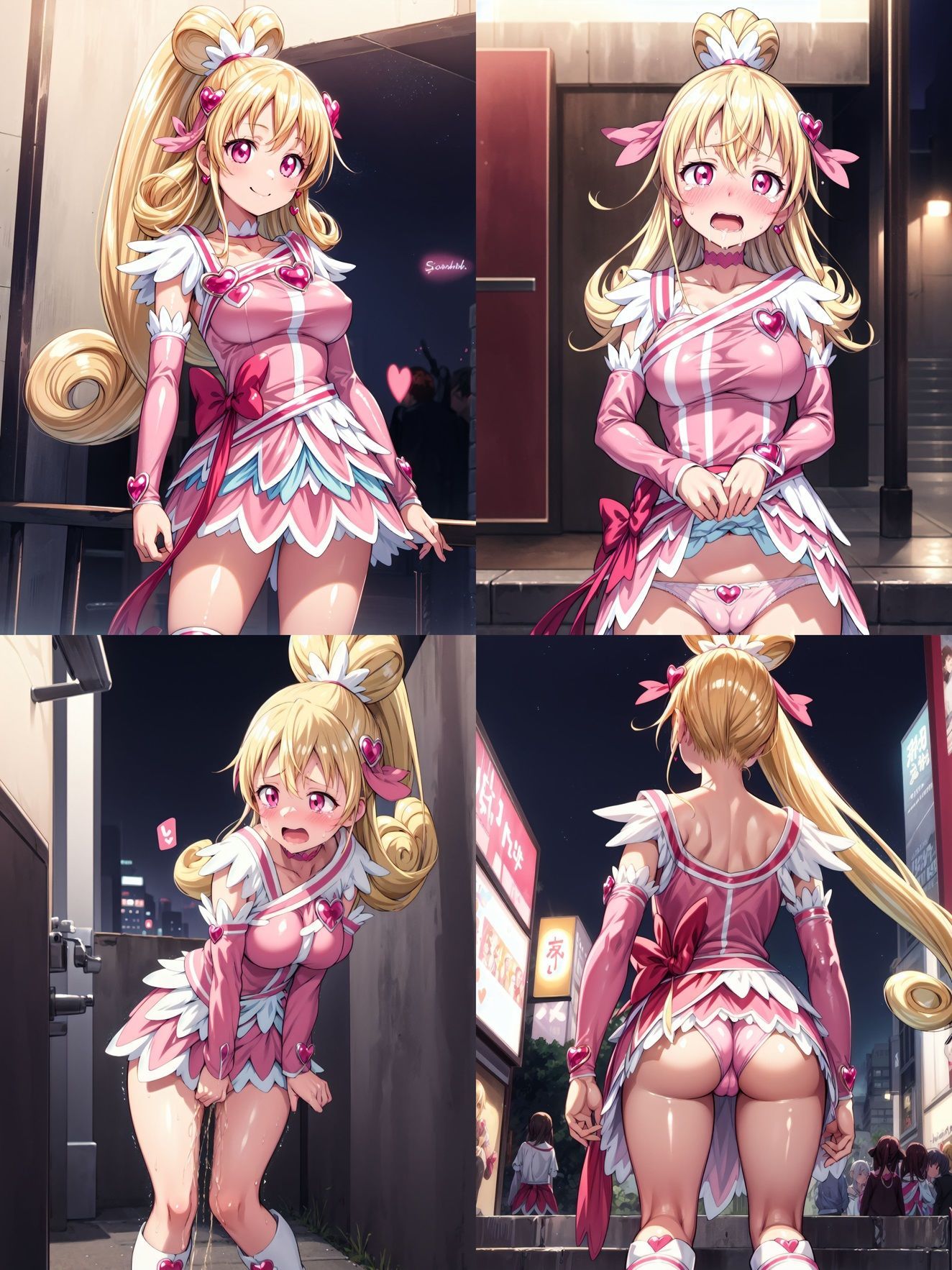 サンプル画像1:キュアハートのヒロイン敗北・公開路上プレイ(かずな屋) [d_324628]