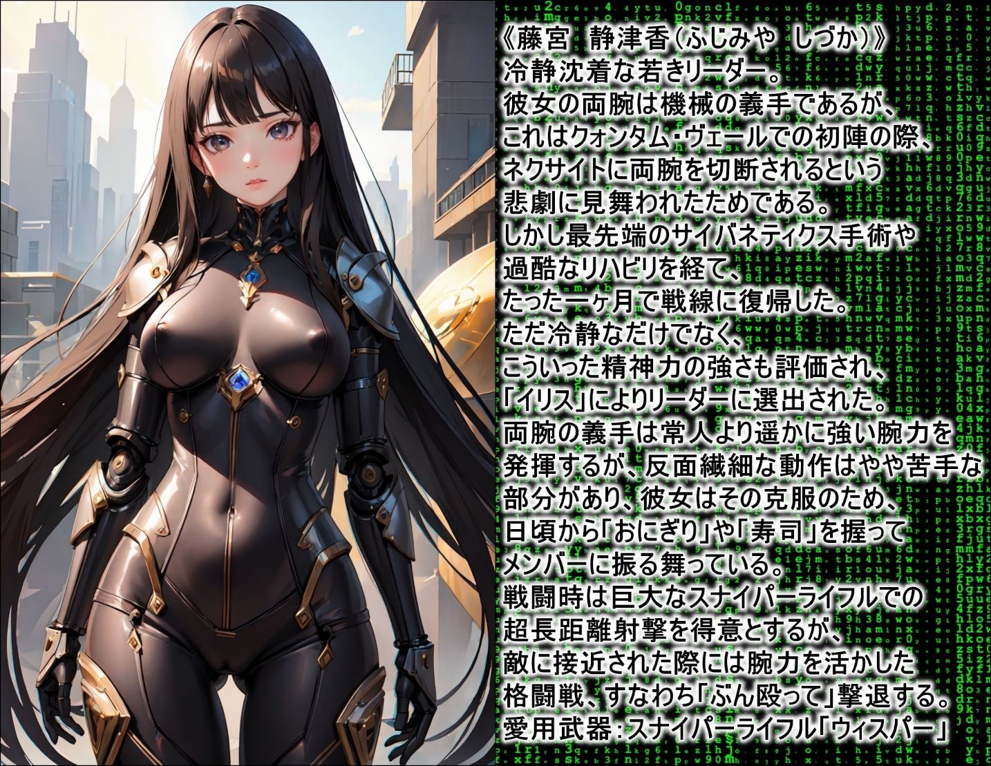 サンプル画像2:Quantum Veil（クォンタム・ヴェール）〜SFピチスーエージェント機械姦〜(ジアン八世) [d_324654]