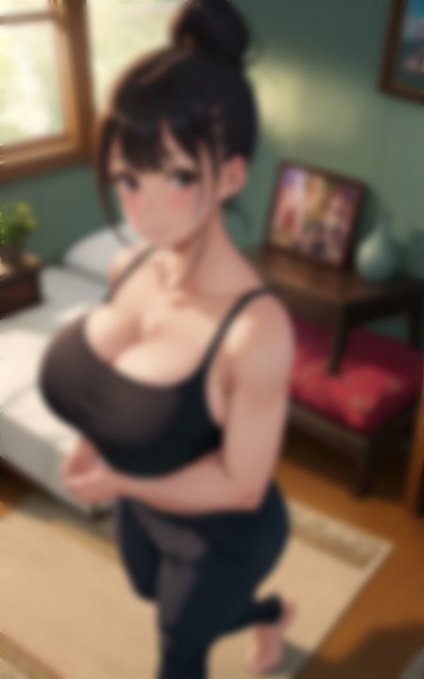 サンプル画像2:引越し業者に超乳の妹がセックスでご奉仕！手伝ってくれたお礼にフェラしてあげる・・・(大人の妄想教科書) [d_324667]