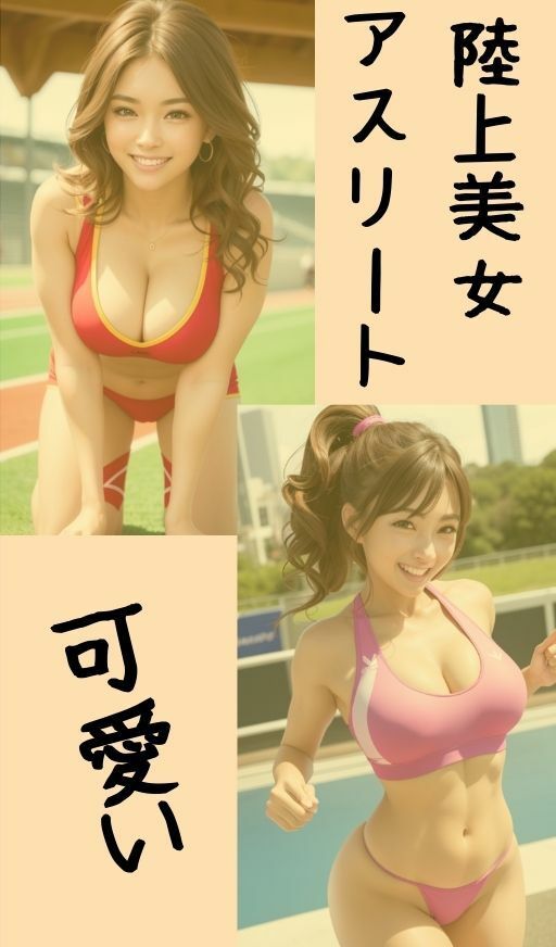 サンプル画像1:AI美女 GOGO全力アスリート2 えちえち陸上 アダルト版 japanese日本人 アスリート 陸上競技 世界陸上 陸上部 美人 美少女 笑顔 ミニスカ えろかわ 誘惑 大人 ベッド グラビア写真集 アイドル 可愛い 激カワ 巨乳 並乳 むちむち コスプレ AI生成 スポーツ(AI美女wearing@BY PENCO) [d_324698]