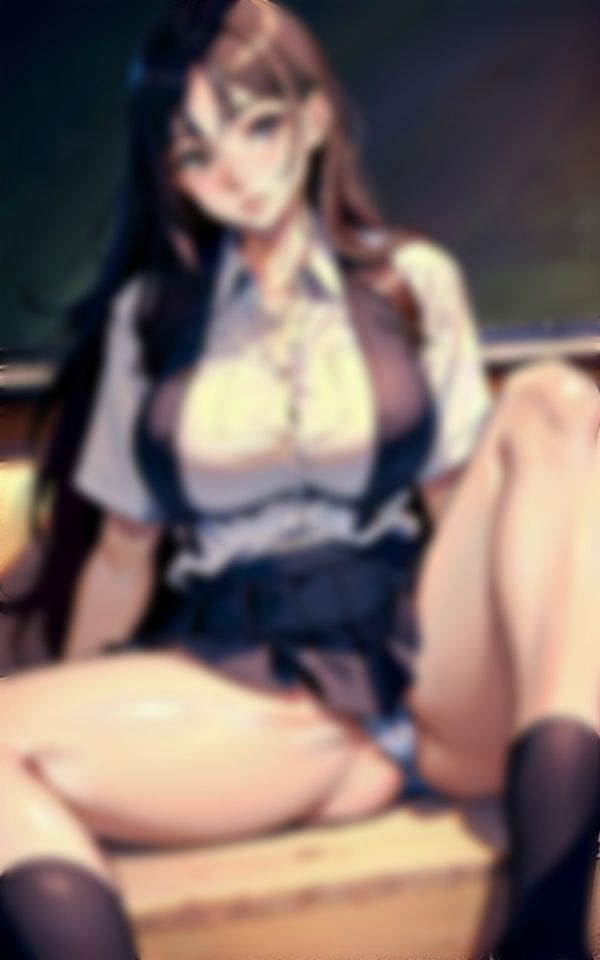 サンプル画像2:Gカップの学級委員長が放課後にパンチラする特集！普段まじめなあの美女が・・・(S級奇跡の一枚) [d_324705]