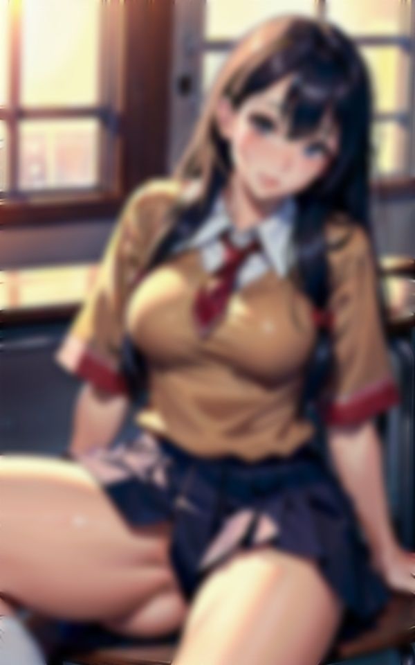 サンプル画像3:Gカップの学級委員長が放課後にパンチラする特集！普段まじめなあの美女が・・・(S級奇跡の一枚) [d_324705]