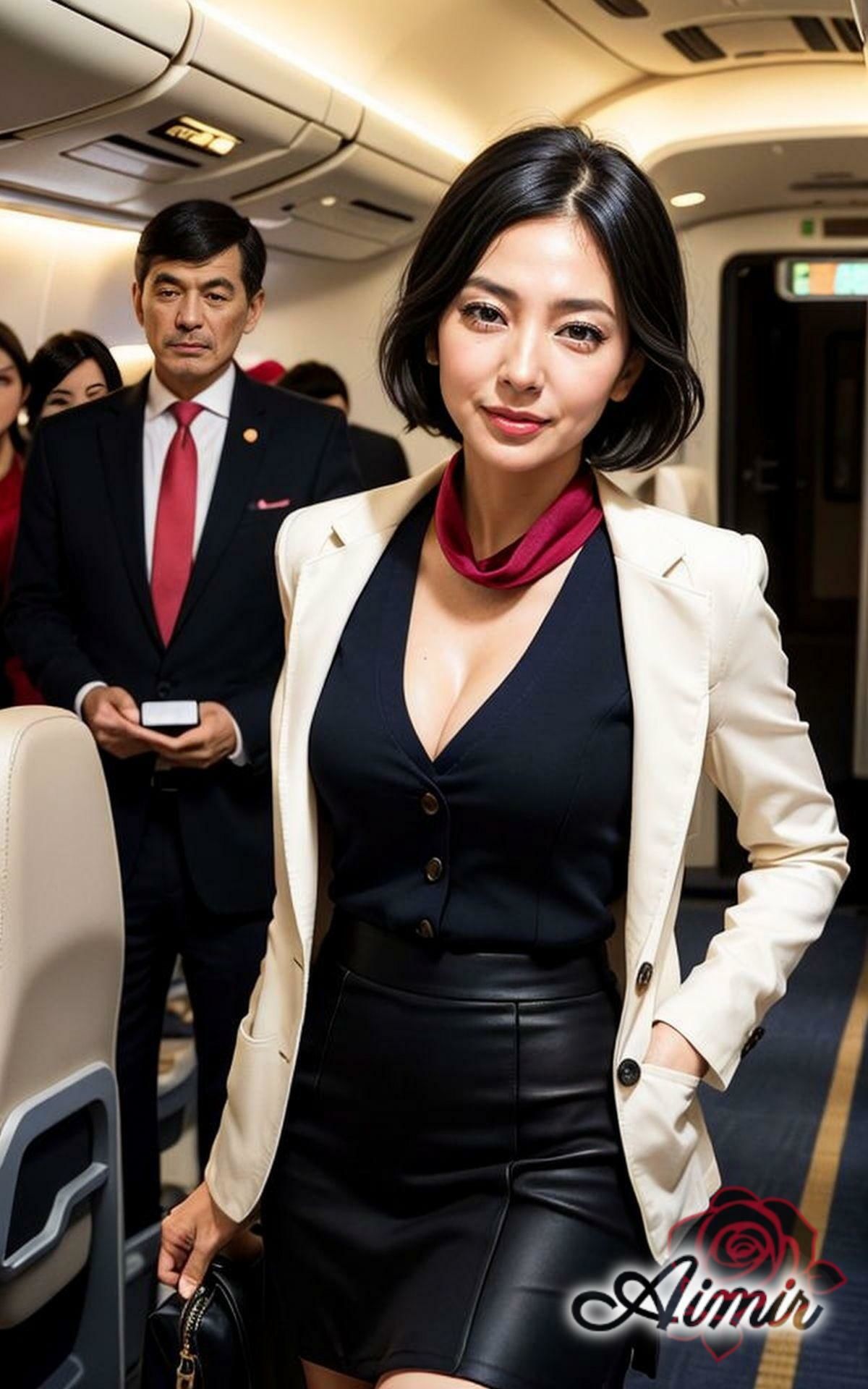 サンプル画像1:熟女×CA(あいみる) [d_324784]