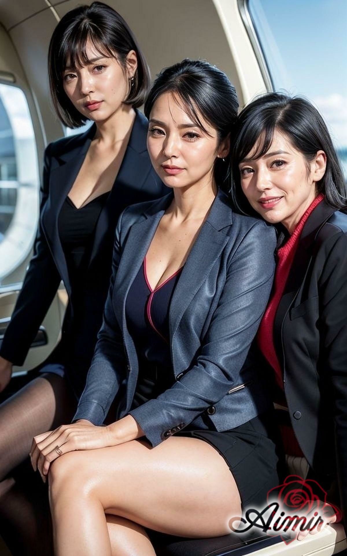 サンプル画像2:熟女×CA(あいみる) [d_324784]