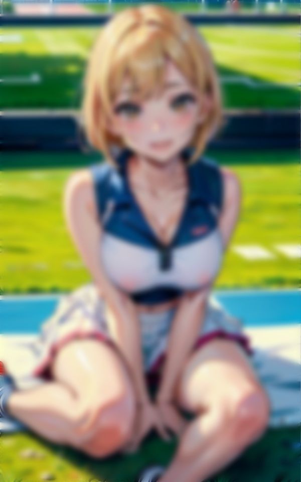 サンプル画像1:テニスで乳首！大学サークルでテニス部のGカップのおっぱいを見透かす特集(今晩のおかずプロモーション) [d_324799]