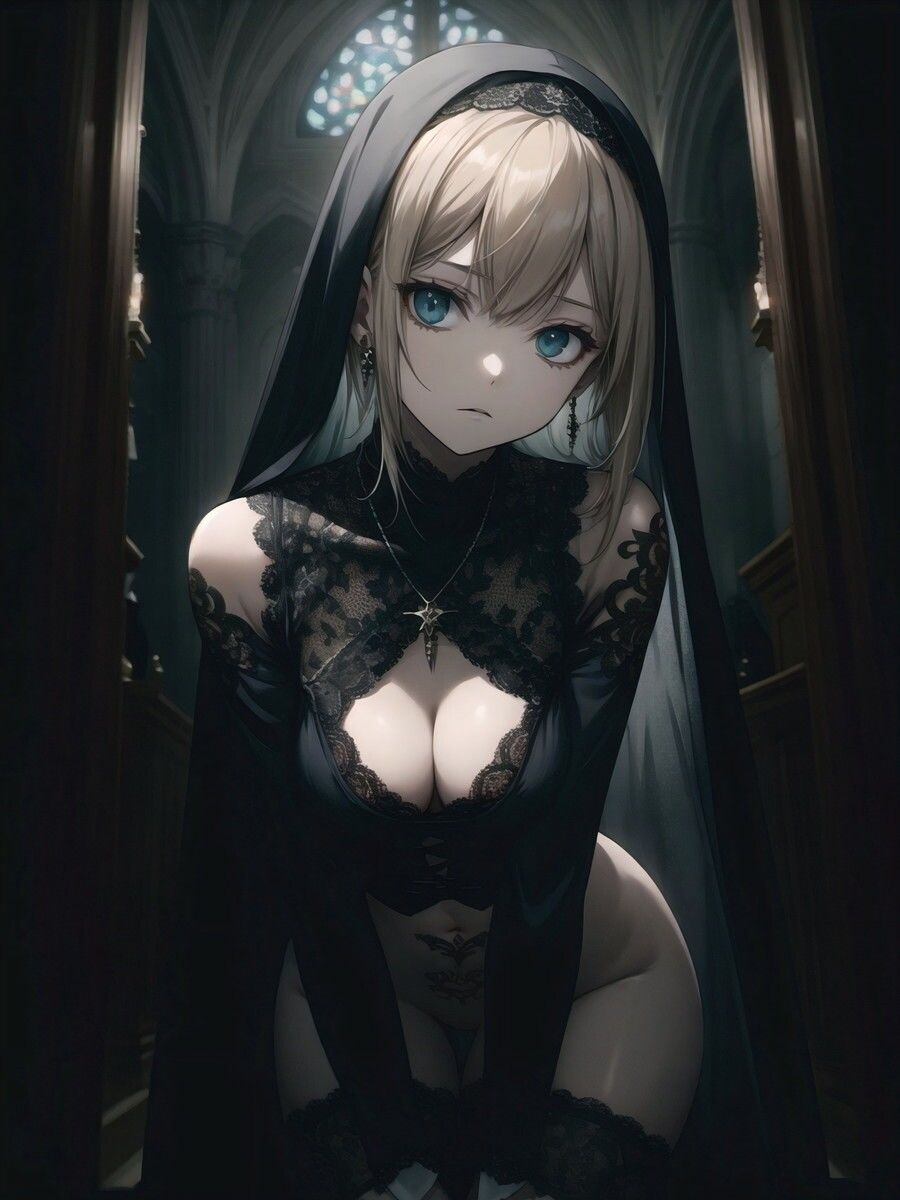 サンプル画像1:ゴシック修道女＆入墨少女（2023-11）(SuiginToxic) [d_324836]