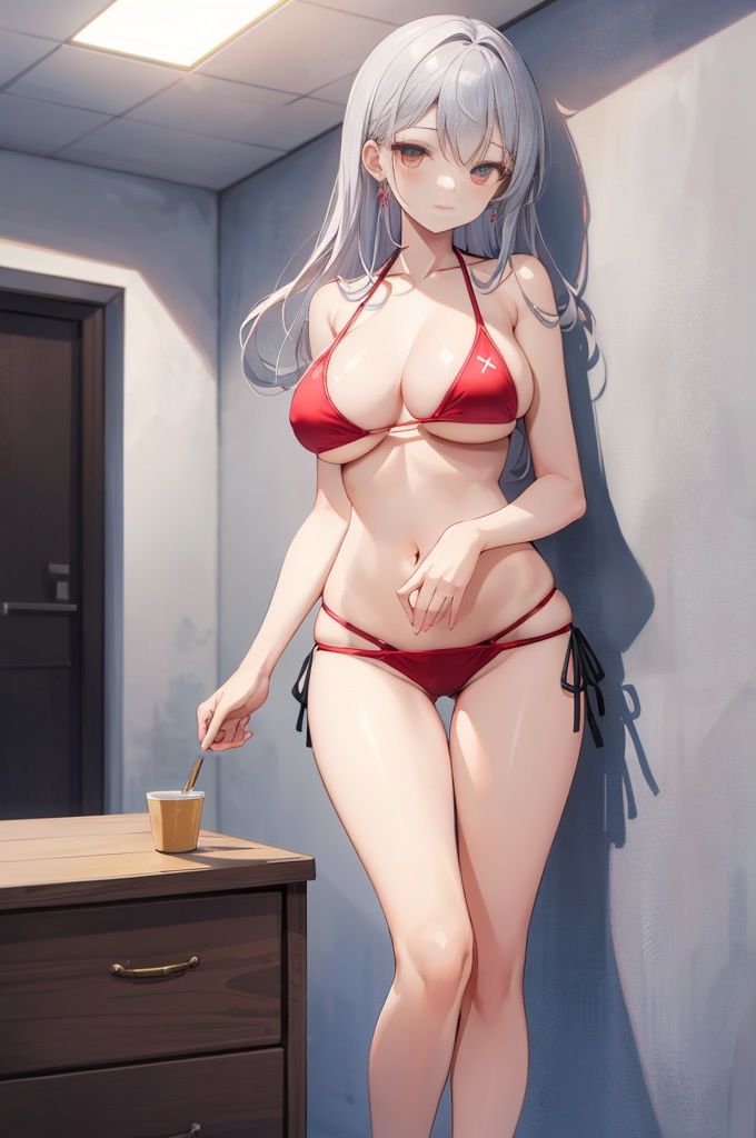 サンプル画像4:巨乳美女【妄想イラスト美女図鑑vol.34】(AIイラスト美女研究所) [d_324852]