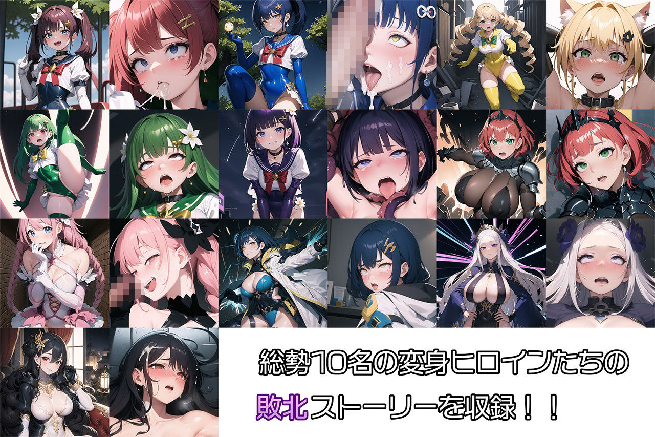 サンプル画像6:ヒロイン敗北ストーリーパック(AI魔法少女) [d_324854]