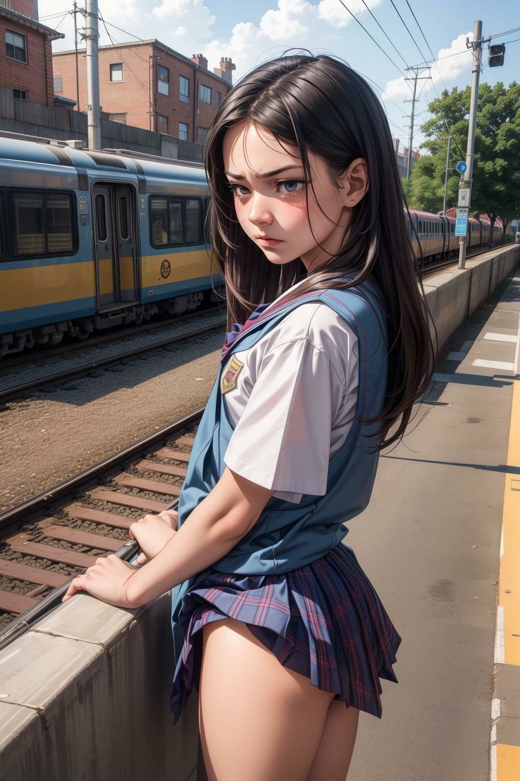 サンプル画像1:痴●電車嫌なのに(エクスタシーオデッセイ) [d_324856]