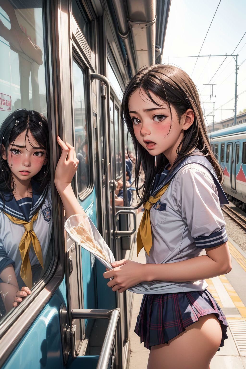 サンプル画像4:痴●電車嫌なのに(エクスタシーオデッセイ) [d_324856]