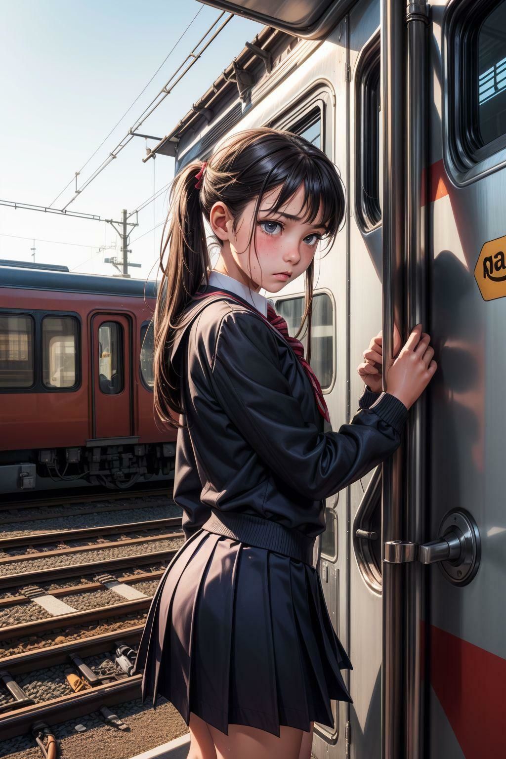 サンプル画像5:痴●電車嫌なのに(エクスタシーオデッセイ) [d_324856]