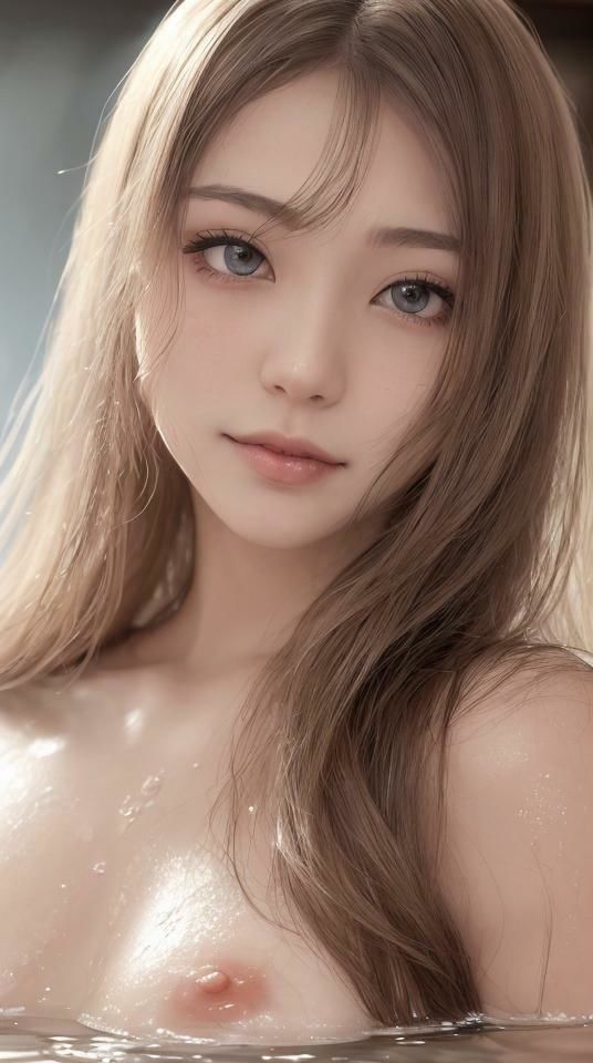 サンプル画像1:美女と温泉旅行(FOX_AI) [d_324866]