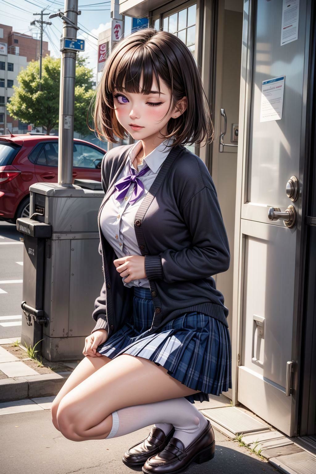 サンプル画像2:どこでもお花摘み(ネオンノクターン) [d_324882]