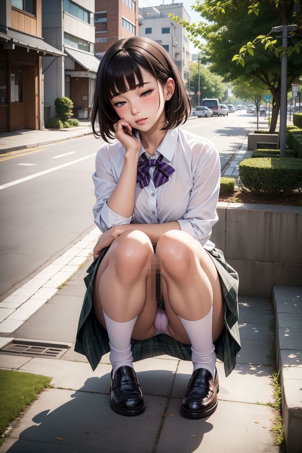 サンプル画像4:どこでもお花摘み(ネオンノクターン) [d_324882]