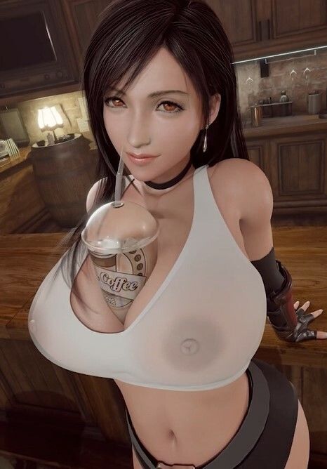 サンプル画像1:痴女に堕落したティファ(永利) [d_324901]