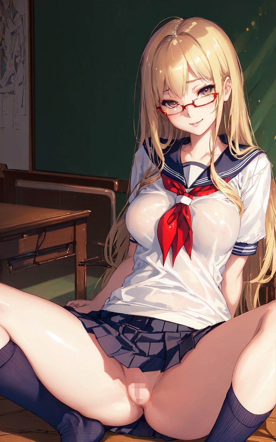 サンプル画像2:M字開脚×制服(Cista) [d_324945]