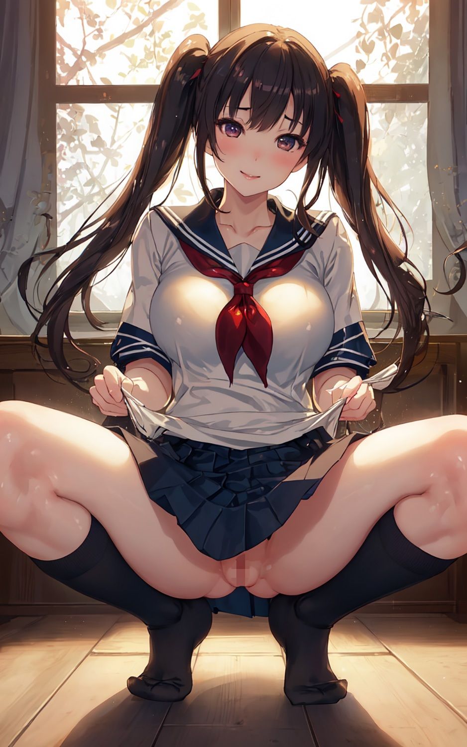 サンプル画像3:M字開脚×制服(Cista) [d_324945]