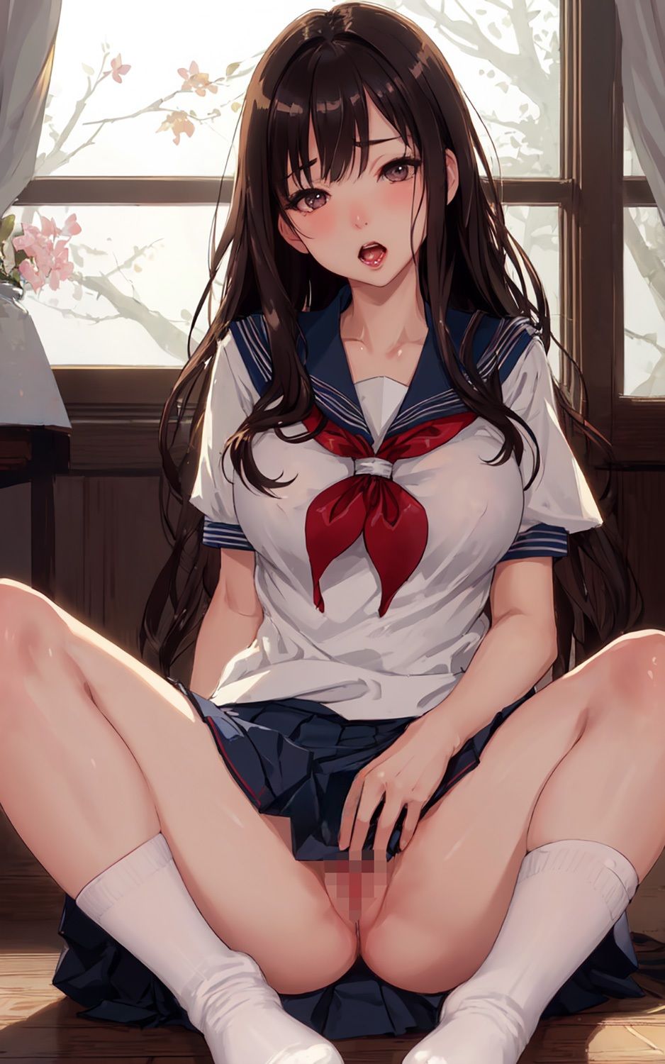 サンプル画像5:M字開脚×制服(Cista) [d_324945]