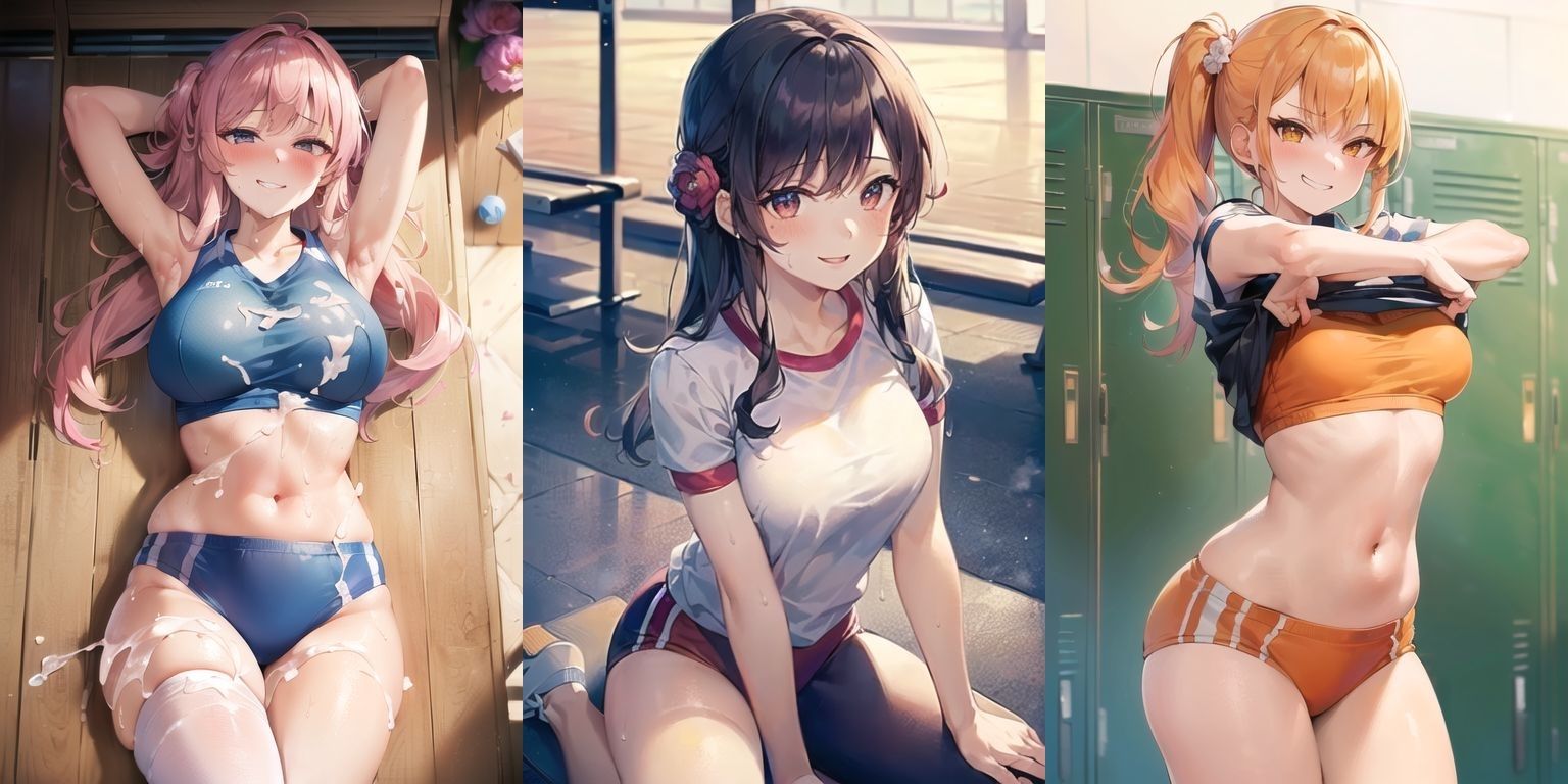 サンプル画像2:ノーモザイク！ジムのお姉さんの誘惑(NOTモザイク製作所) [d_324973]