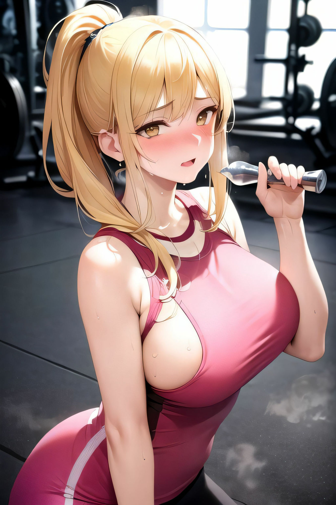 サンプル画像6:ノーモザイク！ジムのお姉さんの誘惑(NOTモザイク製作所) [d_324973]