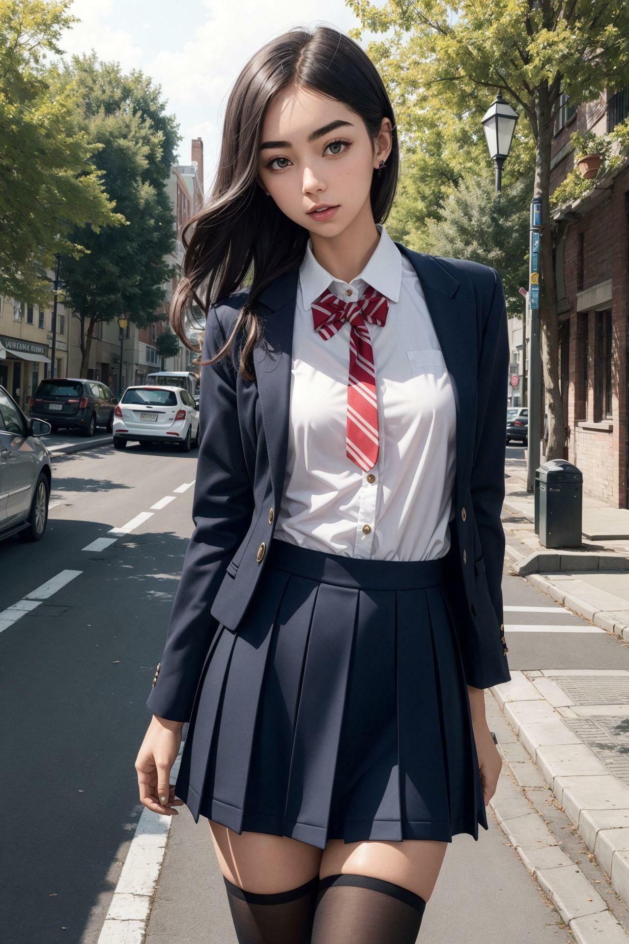 サンプル画像1:制服美少女ターゲット(深紅の誘惑) [d_325035]