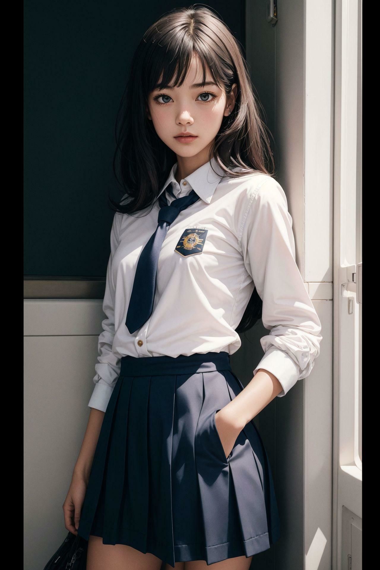 サンプル画像4:制服美少女ターゲット(深紅の誘惑) [d_325035]