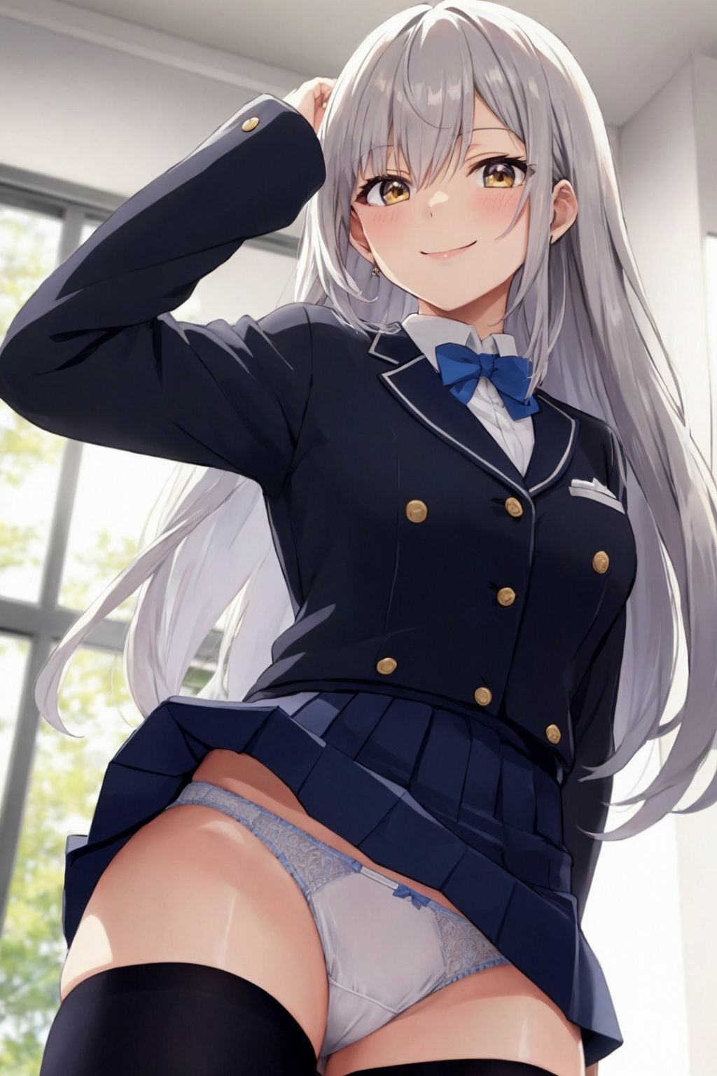 サンプル画像1:銀髪女子の下着2(五本木ポメ) [d_325058]