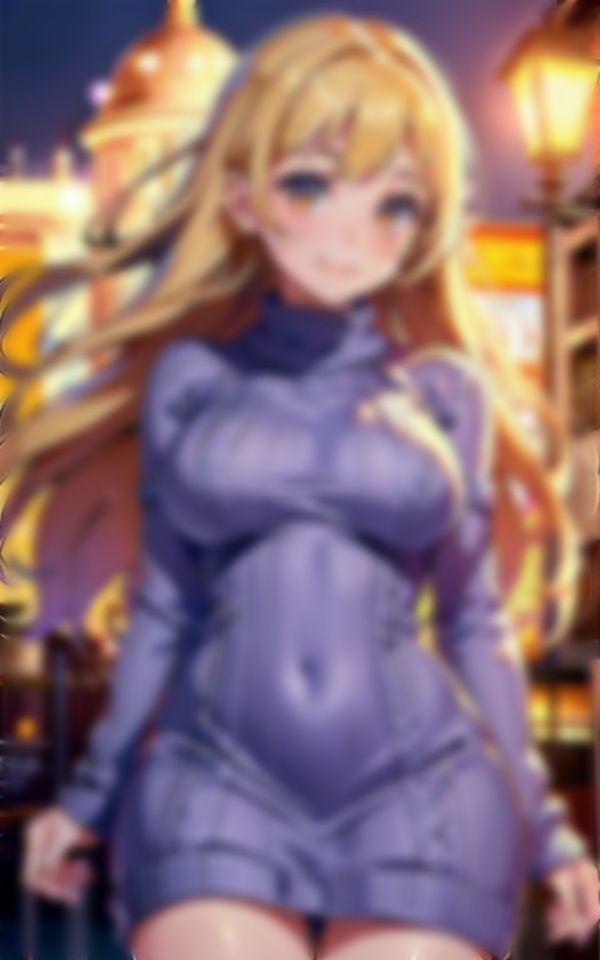 サンプル画像2:金髪の童顔巨乳と祭りで出会う！幼馴染の24歳おっぱい星人が僕に手を振る(妄想彼女企画) [d_325070]