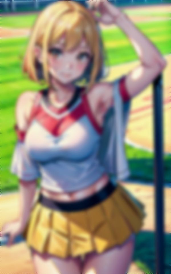 サンプル画像1:【テニス選手権大会】大会で負けたらパンチラ刑の罰に・・・金髪童顔のテニスプレーヤー(ぷにぷに研究所) [d_325078]