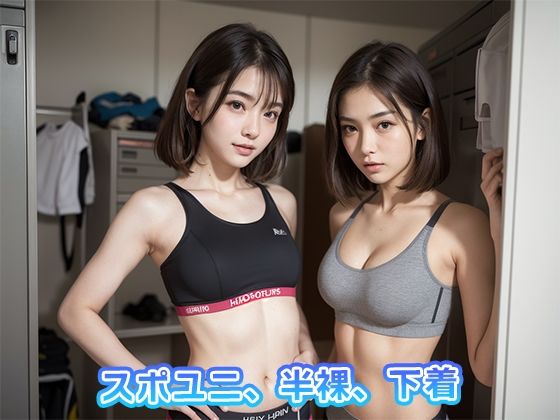 サンプル画像3:潜入！バレー部の部室【600人以上のバレー女子】(キュートらんど) [d_325088]