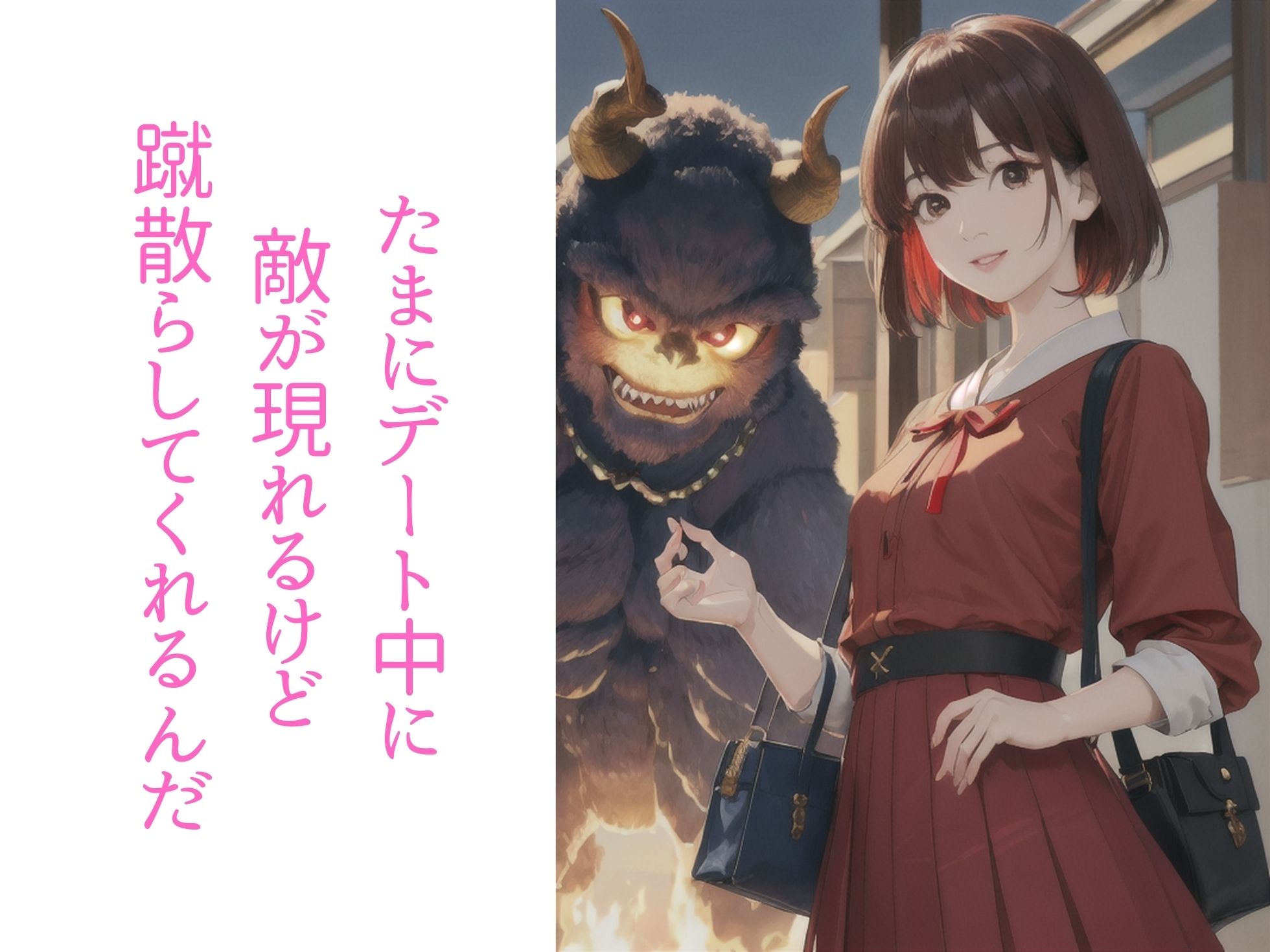 サンプル画像3:僕のカノジョは戦隊ヒーローだったのに敵の抽出液のせいでサキュバスにされてしまった(美麗企画) [d_325109]