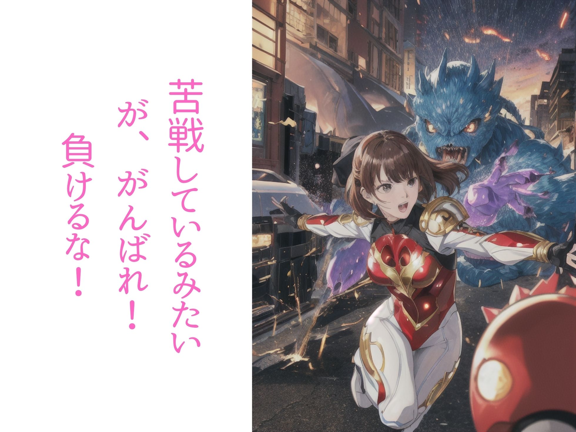 サンプル画像5:僕のカノジョは戦隊ヒーローだったのに敵の抽出液のせいでサキュバスにされてしまった(美麗企画) [d_325109]