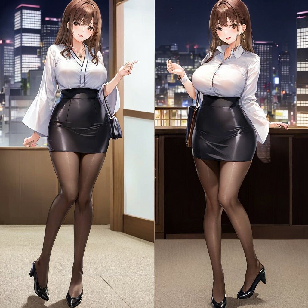 サンプル画像6:巨乳とパンストのコラボ(KD出版) [d_325115]