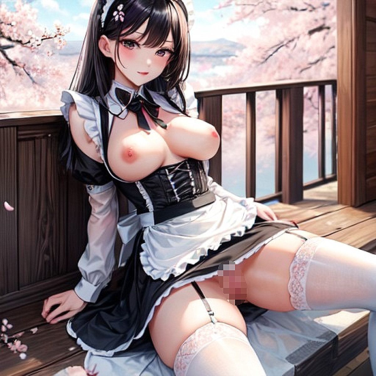 サンプル画像4:桜のリンネ(やすの岬) [d_325124]