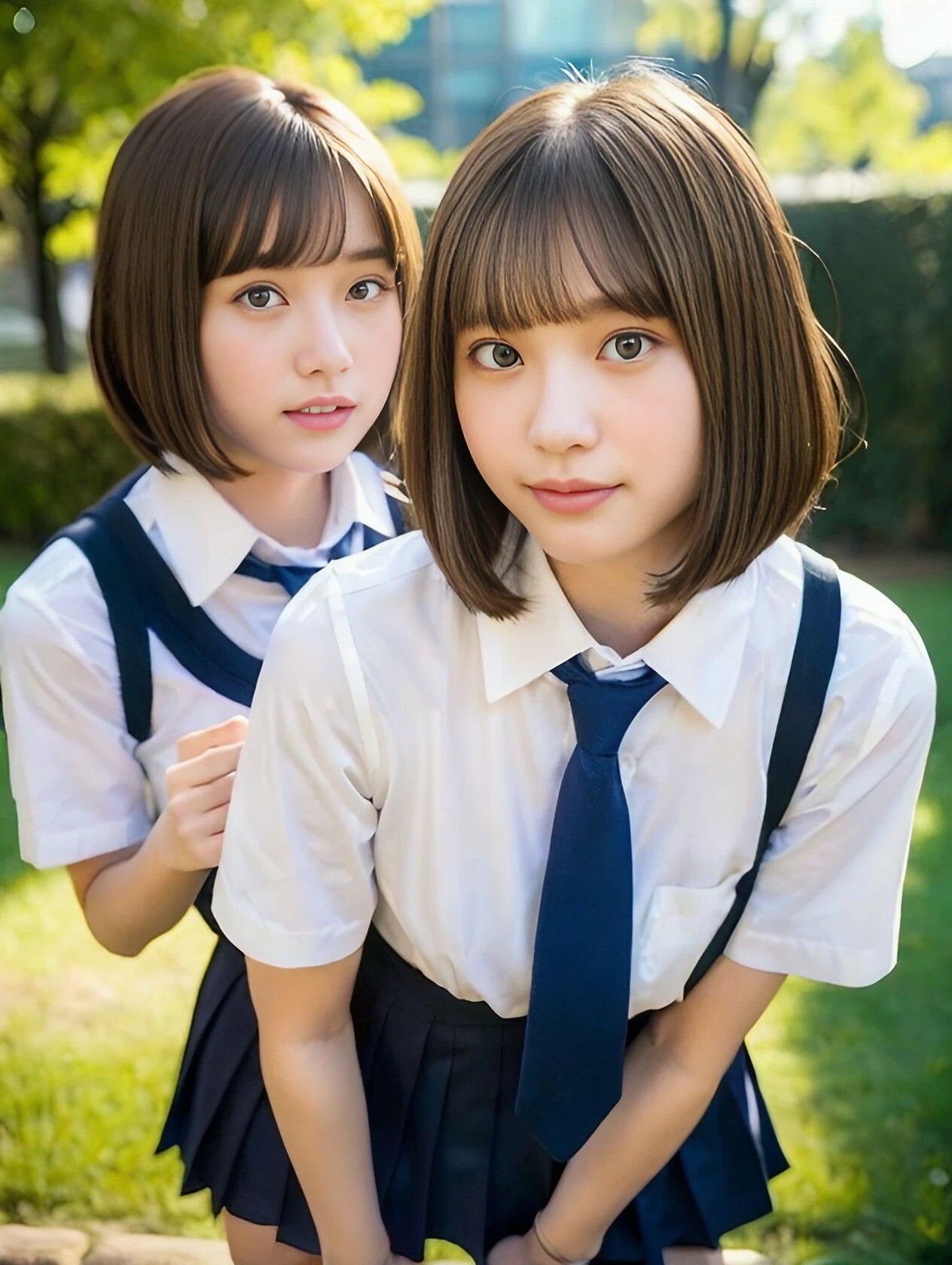 サンプル画像1:S級女子校生〜下着禁止のえちえち学園祭〜(AIちゃん) [d_325142]