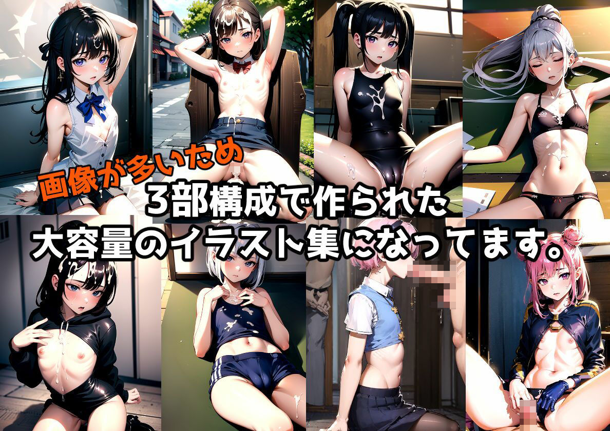 サンプル画像4:大量の精液をぶっかけて貧乳女子に栄養補給してあげた話(kawaii創造) [d_325212]